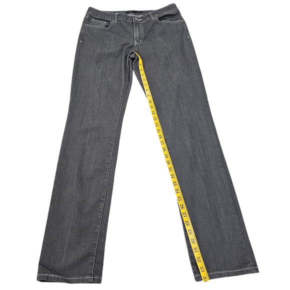 Prana Jeans Women's Size 12 Gray Straight Leg Slim Fit - Picture 14 of 15